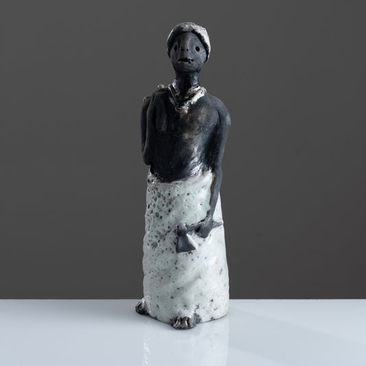 Quest ( Raku Fired Sculpture)