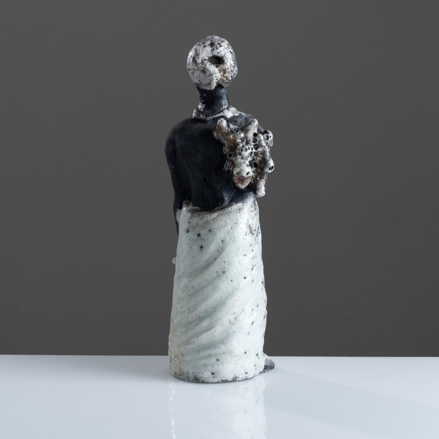 Quest ( Raku Fired Sculpture)
