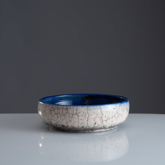 Cobalt Blue Artsy Planter (Raku Fired)