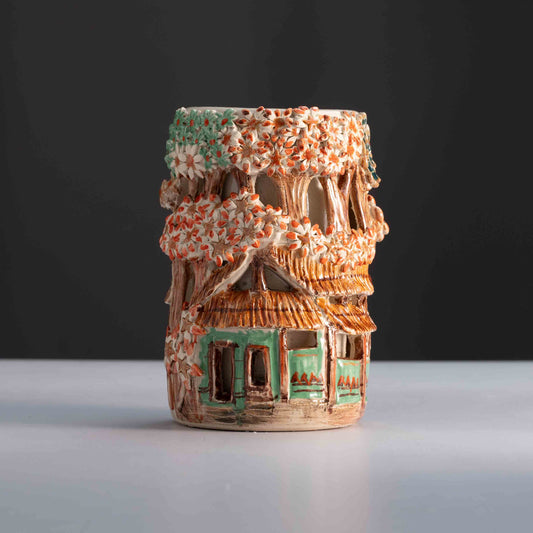 Grama-Kusuma Double-Layered Vase -1