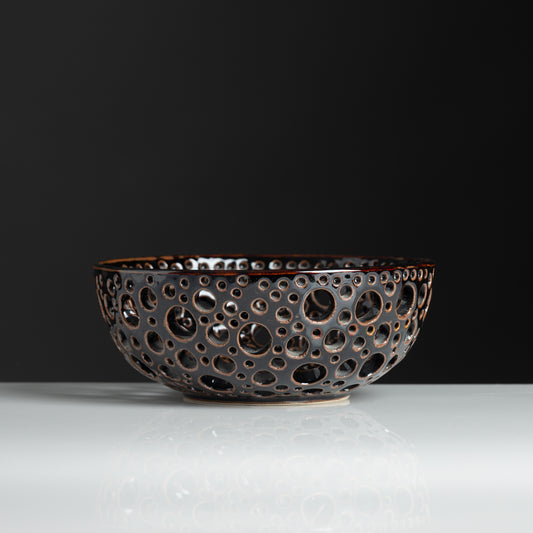 Celestial Orbs Ceramic Berry Bowl