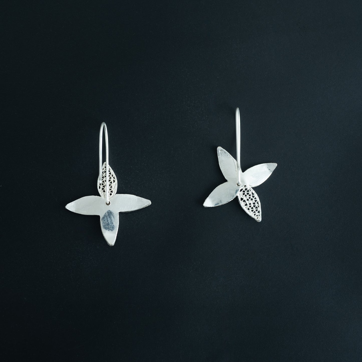 Ashoka Petal Hook Earrings