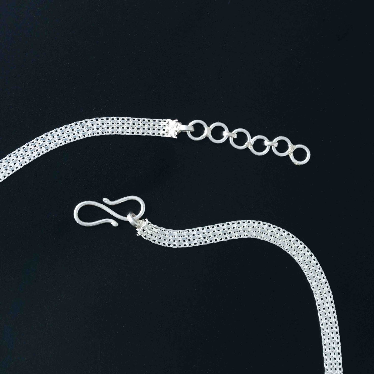 Aparajita Silver Enamel Choker