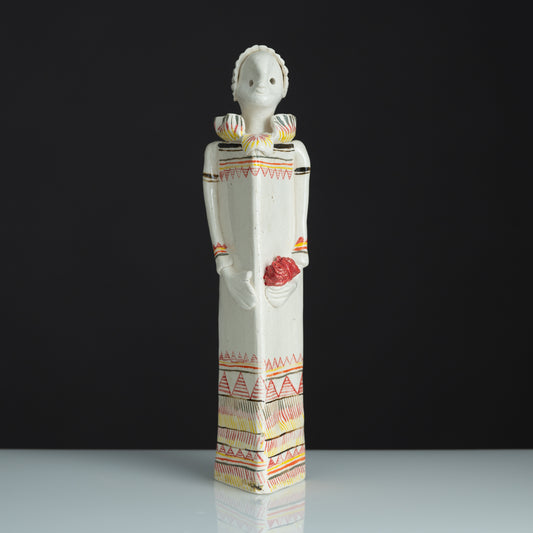 Gift Bearer Ceramic Figurine