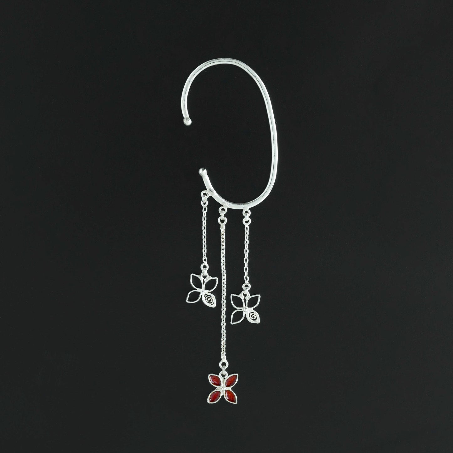 Ashoka Blossom Cascade Ear Cuff