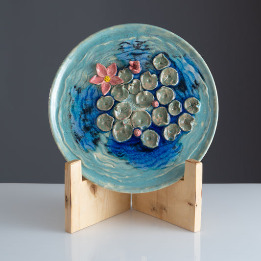 Sarovar Wall Plate Medium Lily Pond 3