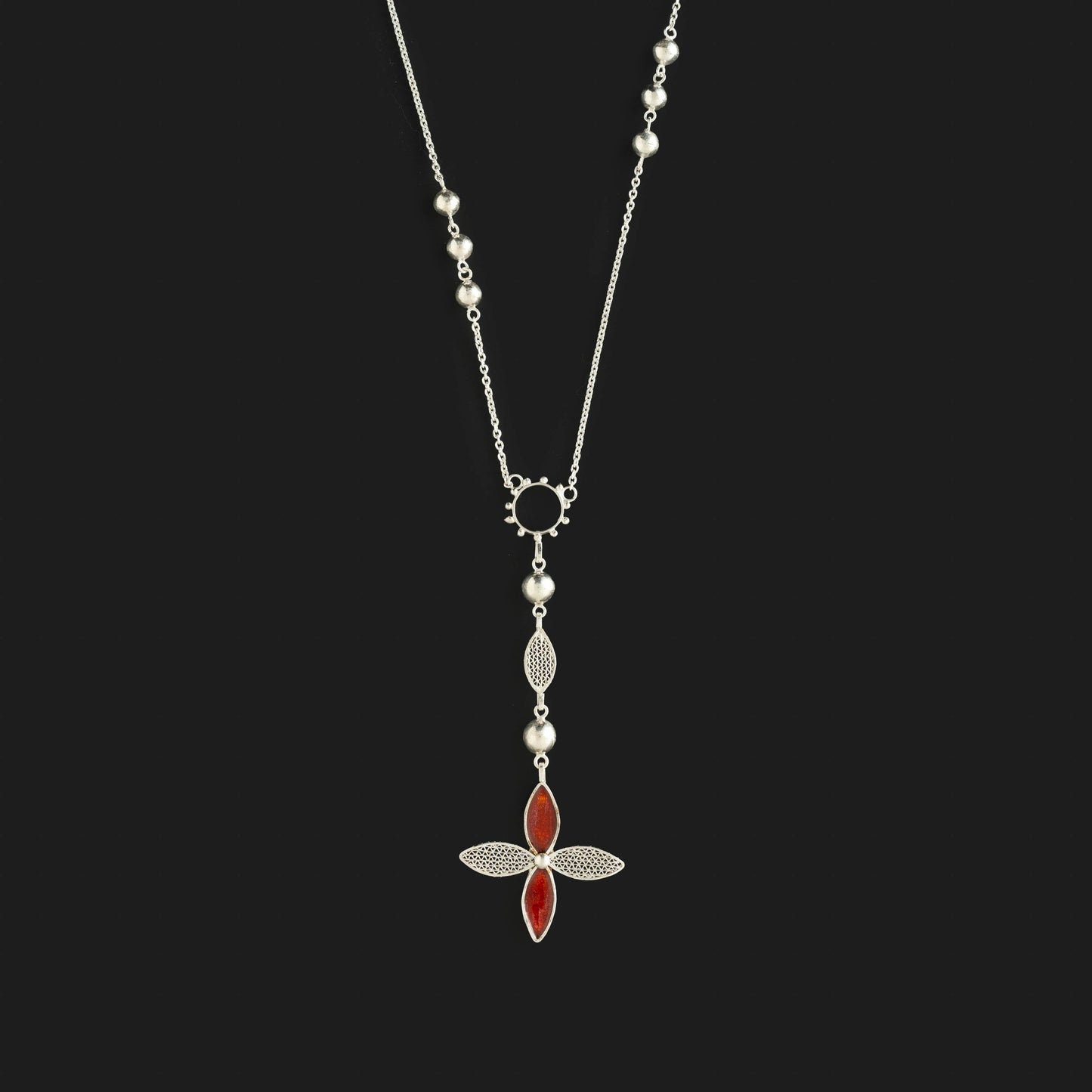Ashoka Celestial Cross Necklace