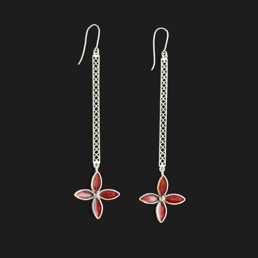 Ashoka Lattice Drop Earrings