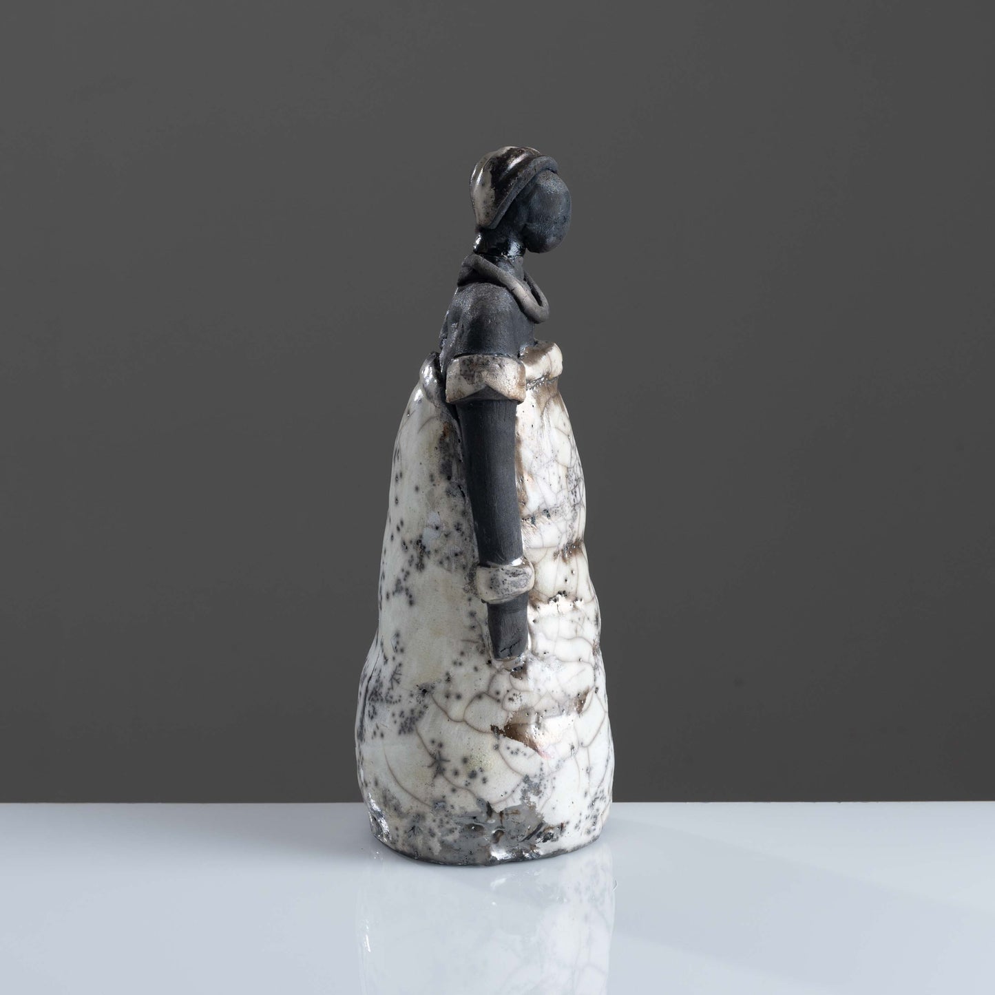 Reflection ( Raku Fired Sculpture)