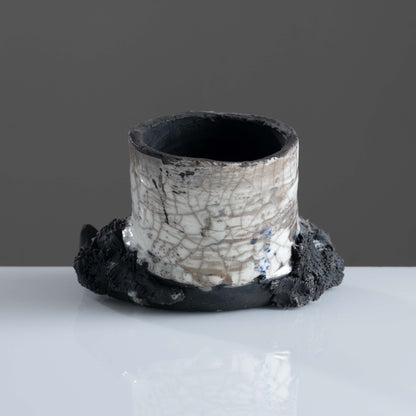 Spring Artsy Planter (Raku Fired)