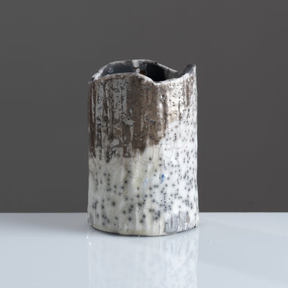 Rustic Elegance Vase (Raku Fired)
