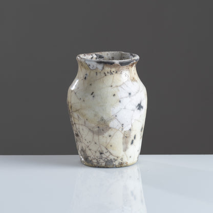 Confluence Vase  (Raku Fired)