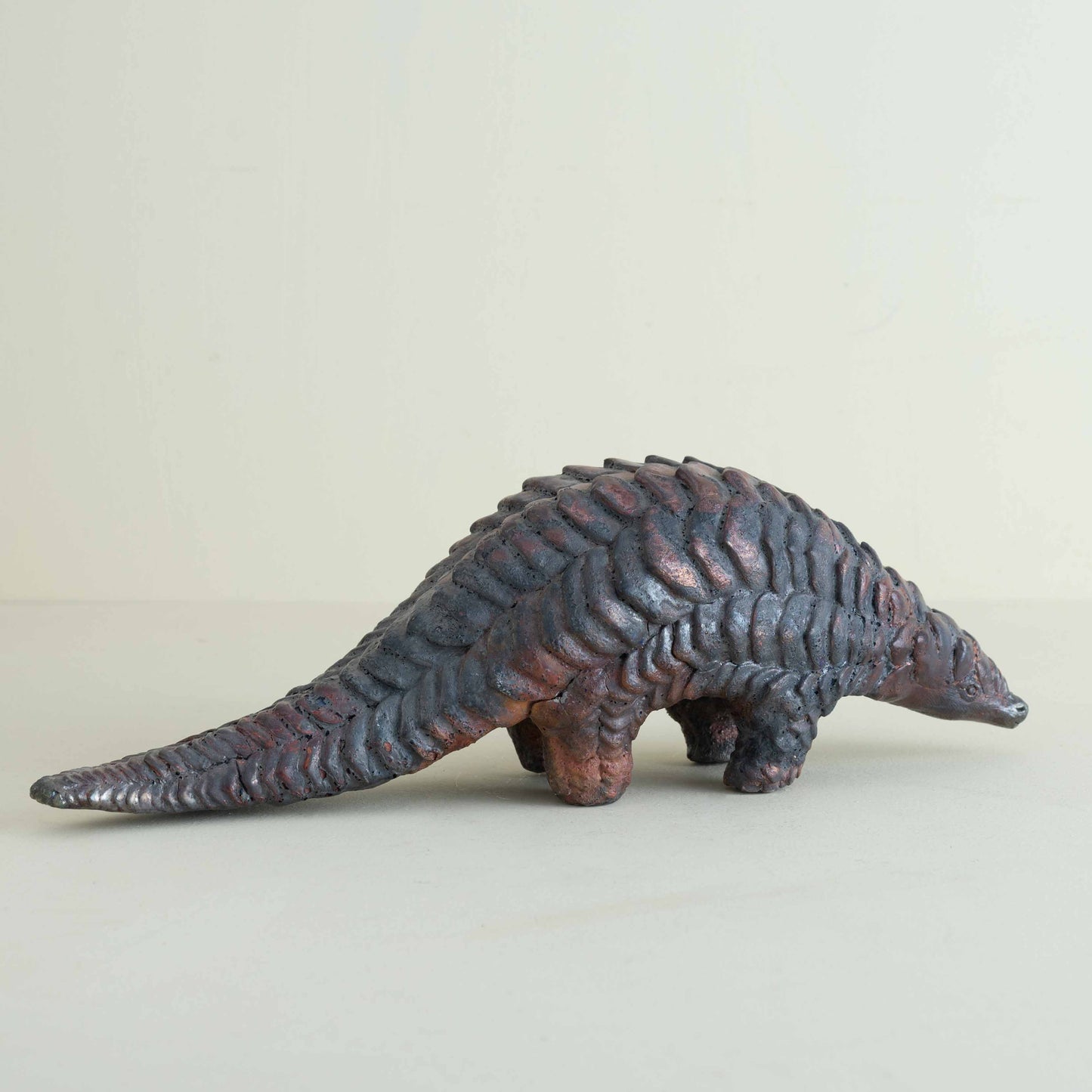 The Pangolin (Raku-Fired Sculpture)