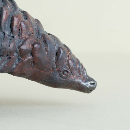 The Pangolin (Raku-Fired Sculpture)