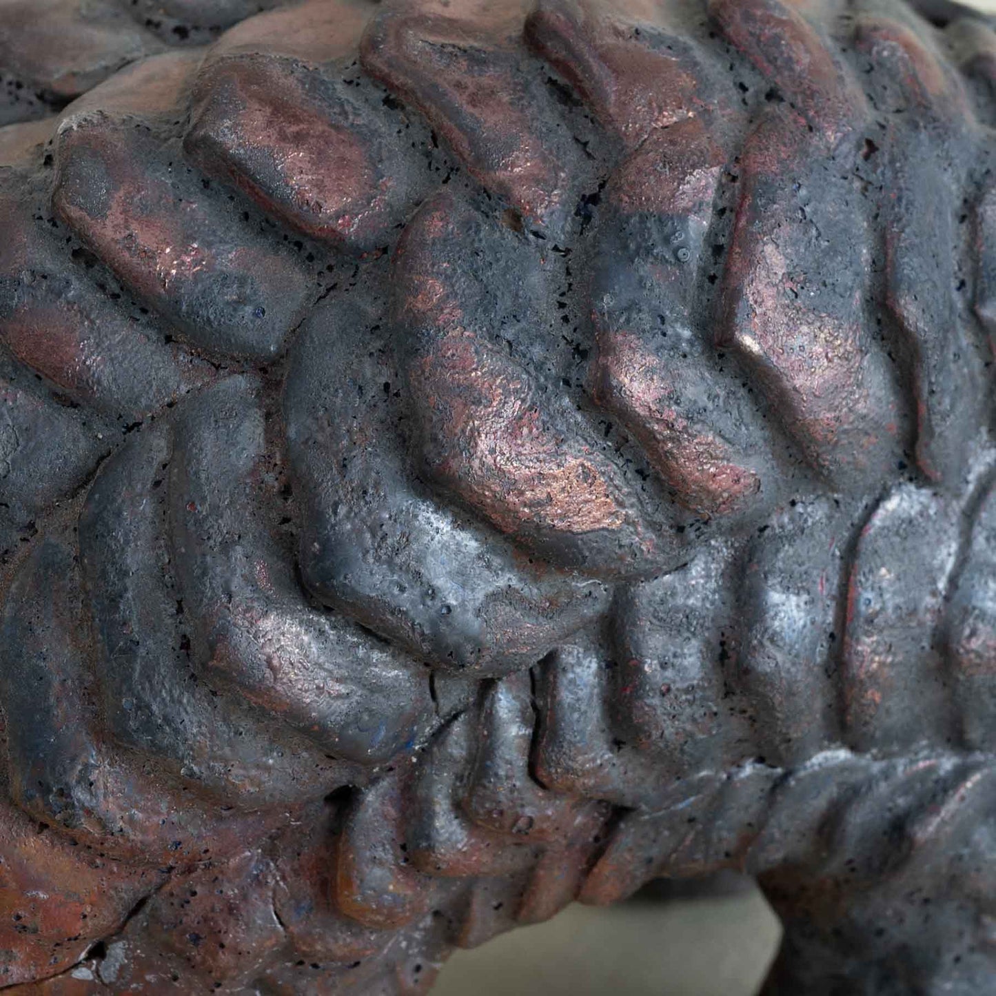The Pangolin (Raku-Fired Sculpture)