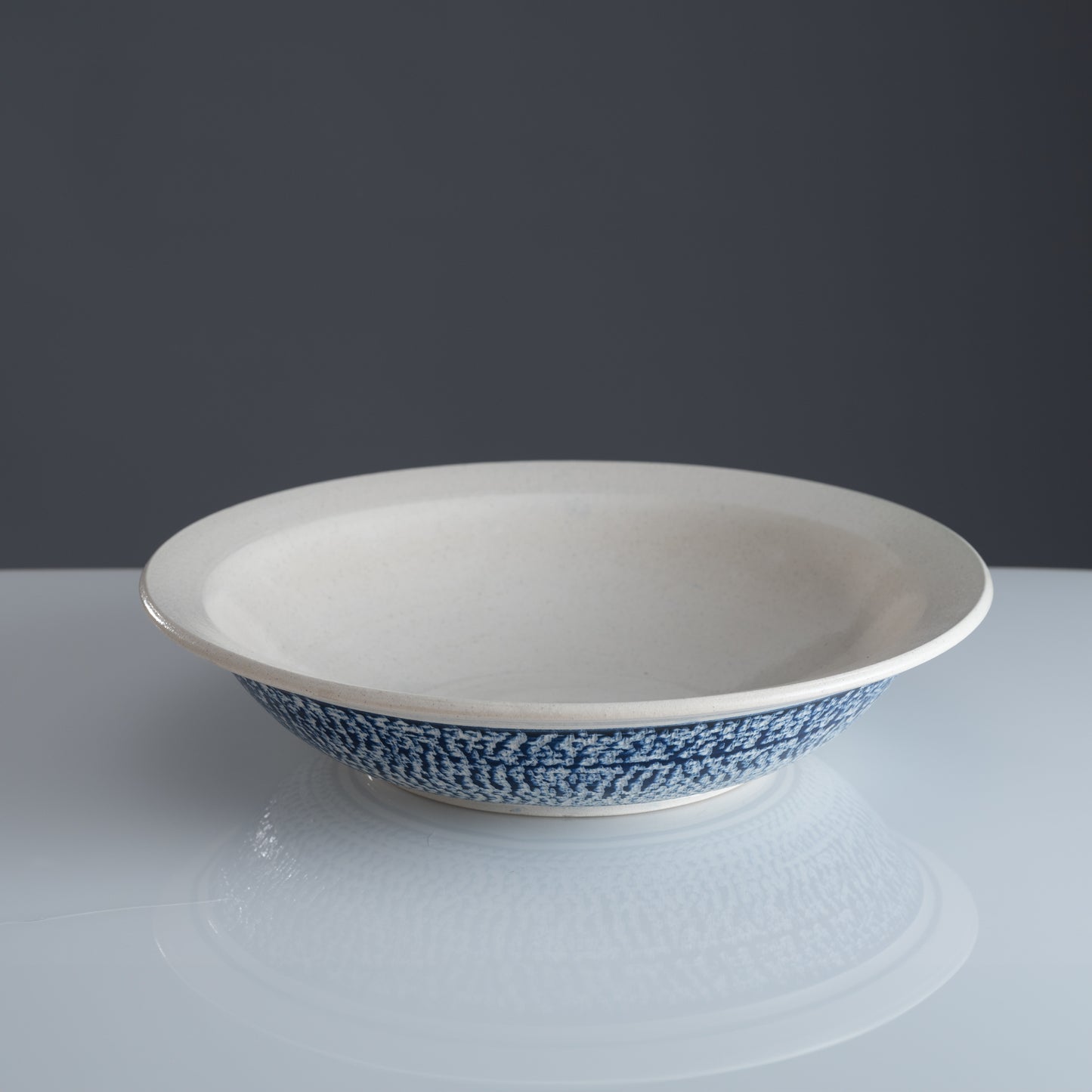 Grand Blue Lattice Bowl