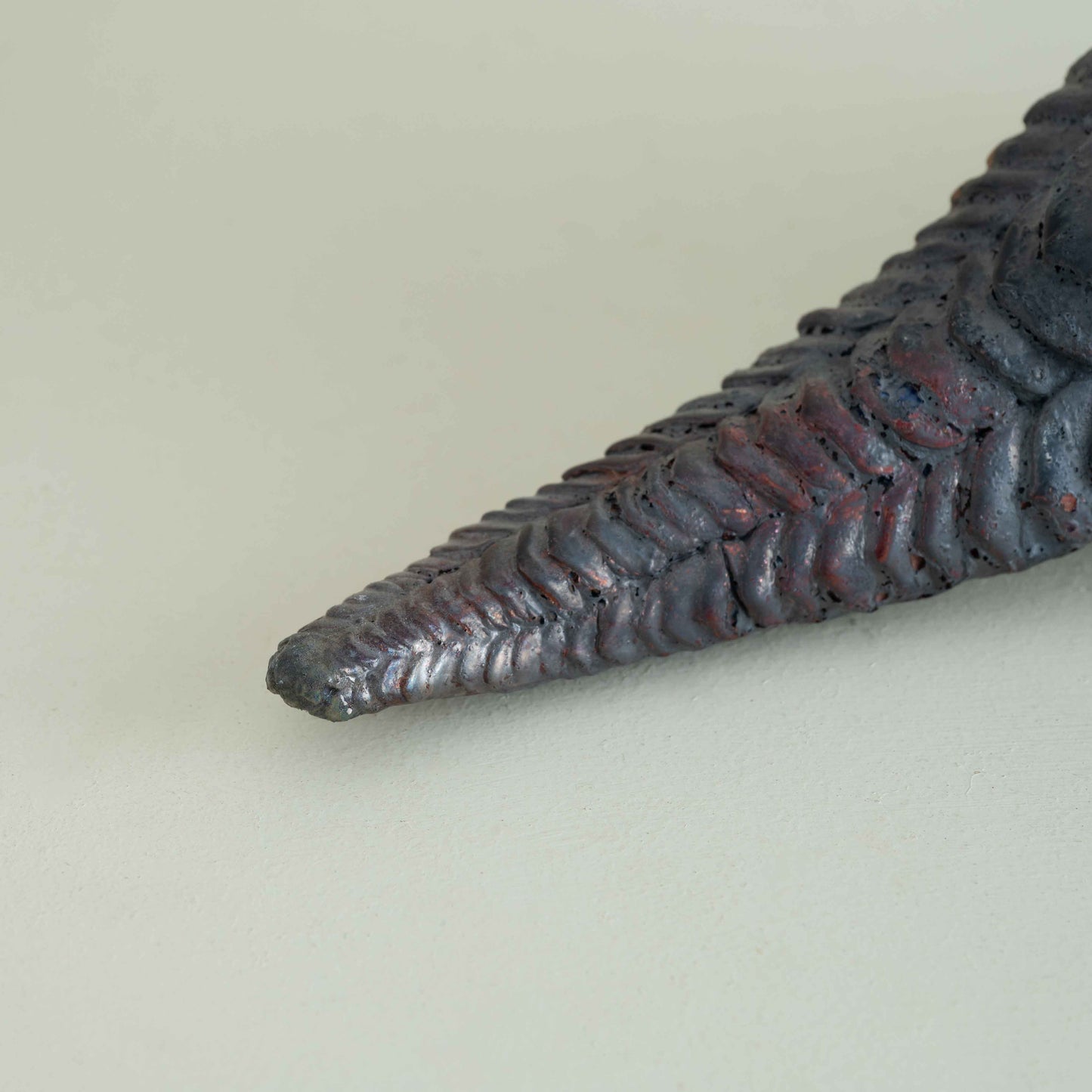 The Pangolin (Raku-Fired Sculpture)