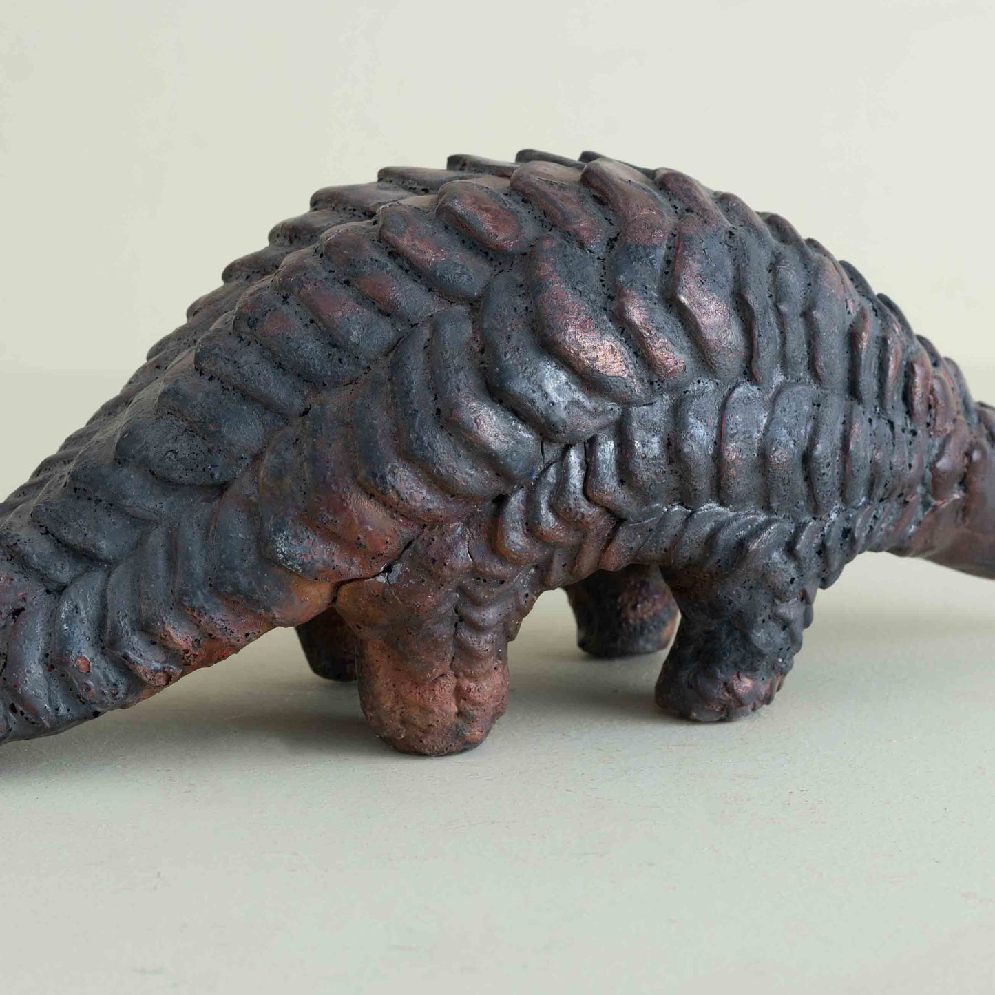 The Pangolin (Raku-Fired Sculpture)