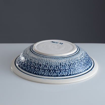 Grand Blue Lattice Bowl