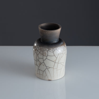 Frosted Veil Goblet (Raku Fired)