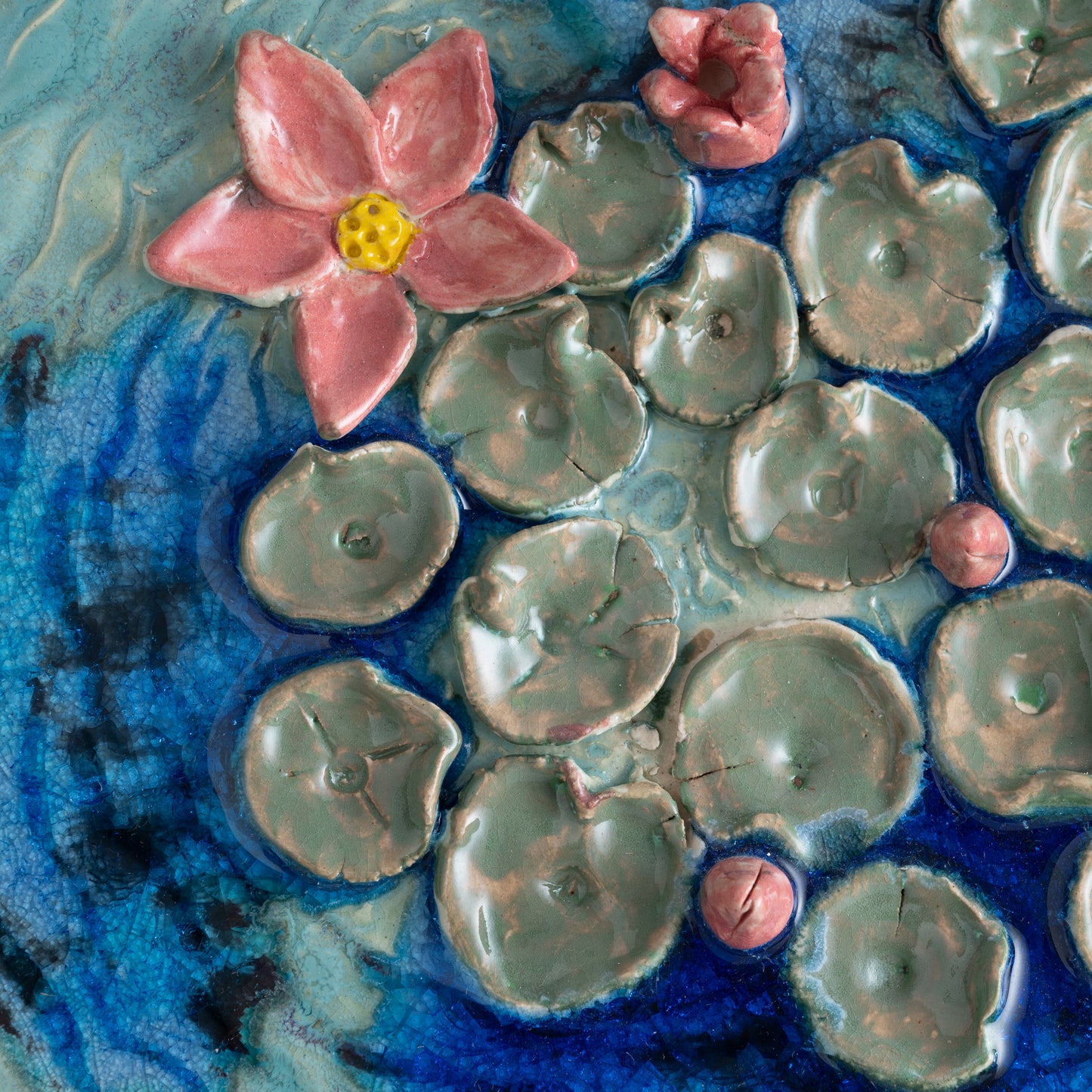Sarovar Wall Plate Medium Lily Pond 3