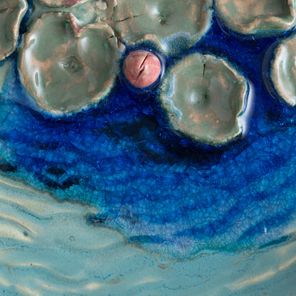 Sarovar Wall Plate Medium Lily Pond 3