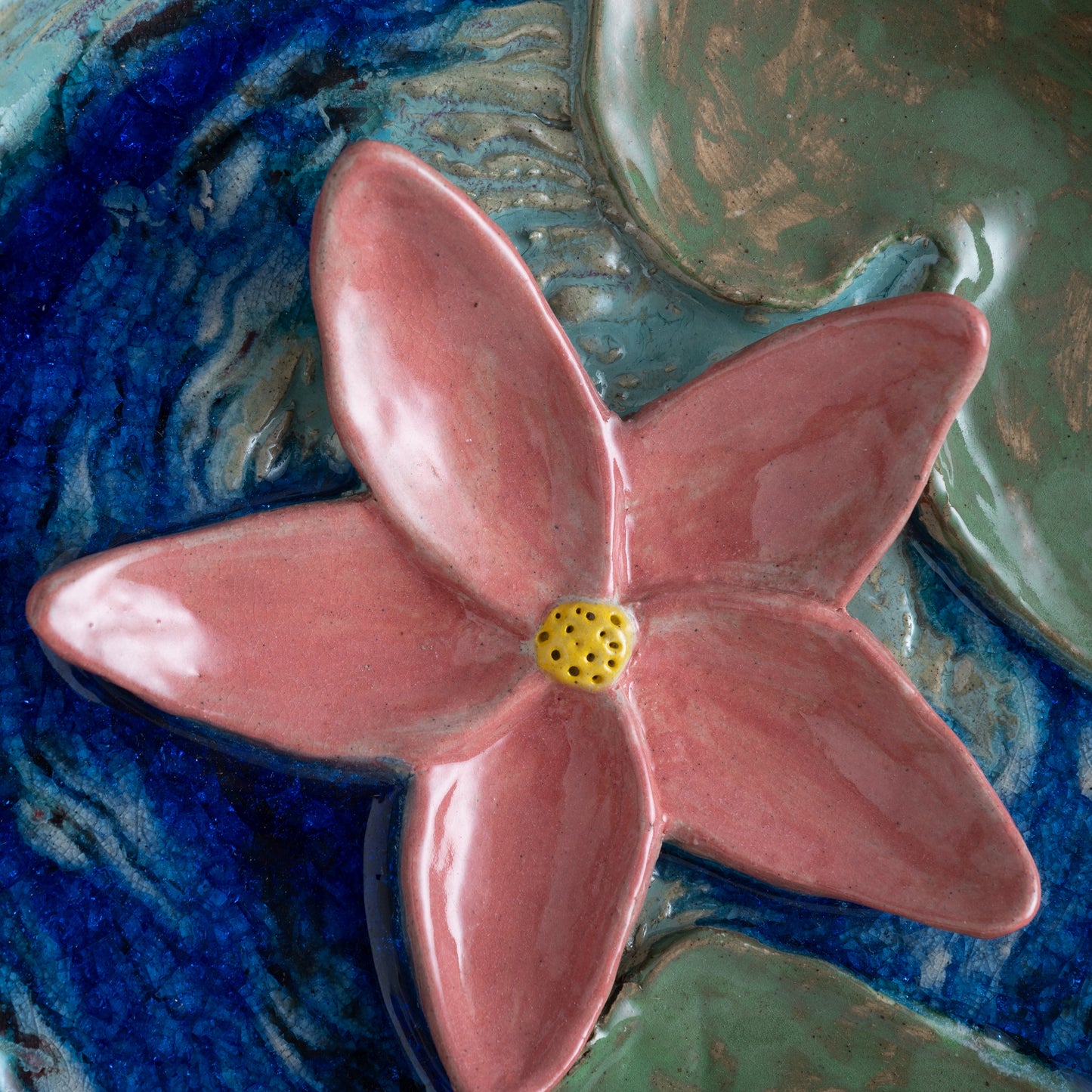 Sarovar Wall Plate Medium Lily Pond 2