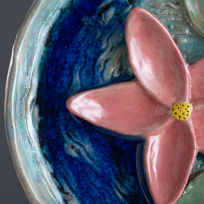 Sarovar Wall Plate Medium Lily Pond 2