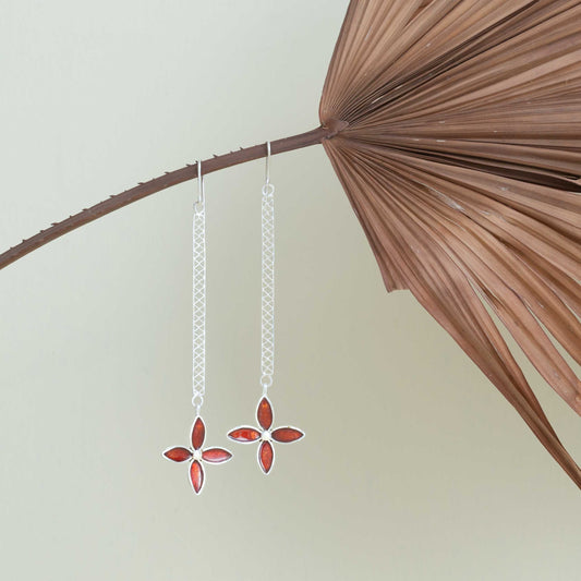 Ashoka Lattice Drop Earrings