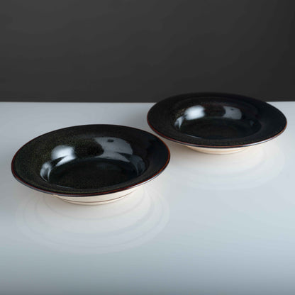 Gris Pasta Plates (Set Of 2)