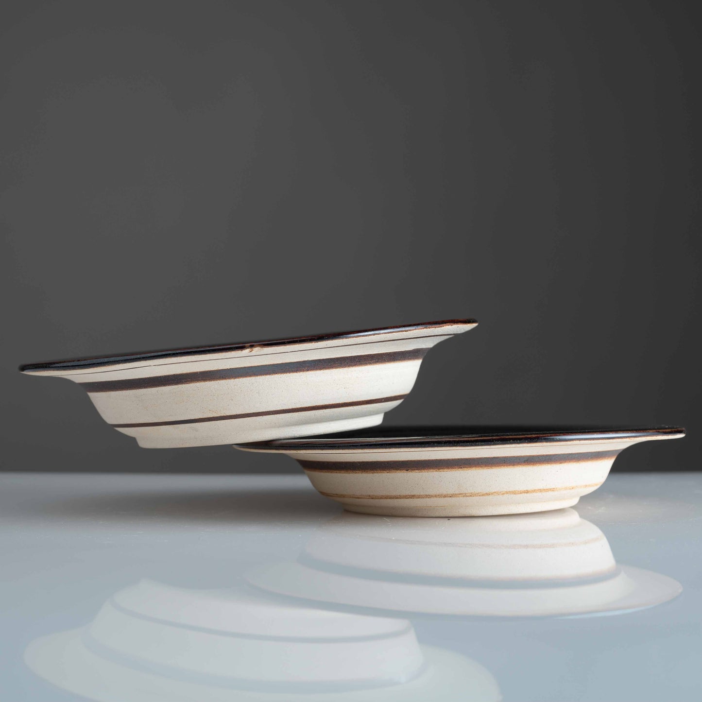 Gris Pasta Plates (Set Of 2)
