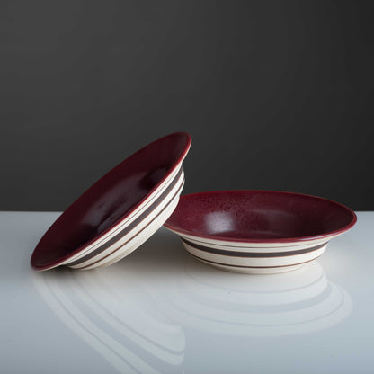 Gris Pasta Plates (Set Of 2)