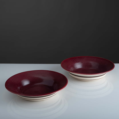 Gris Pasta Plates (Set Of 2)