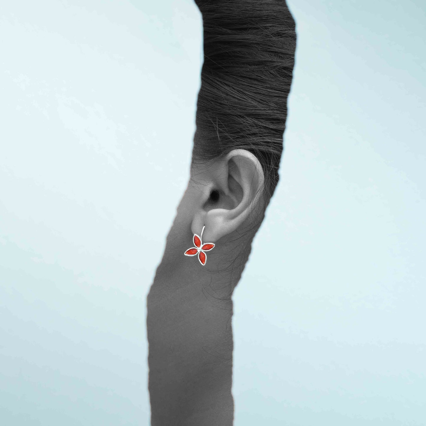 Ashoka Bloom Hook Earrings