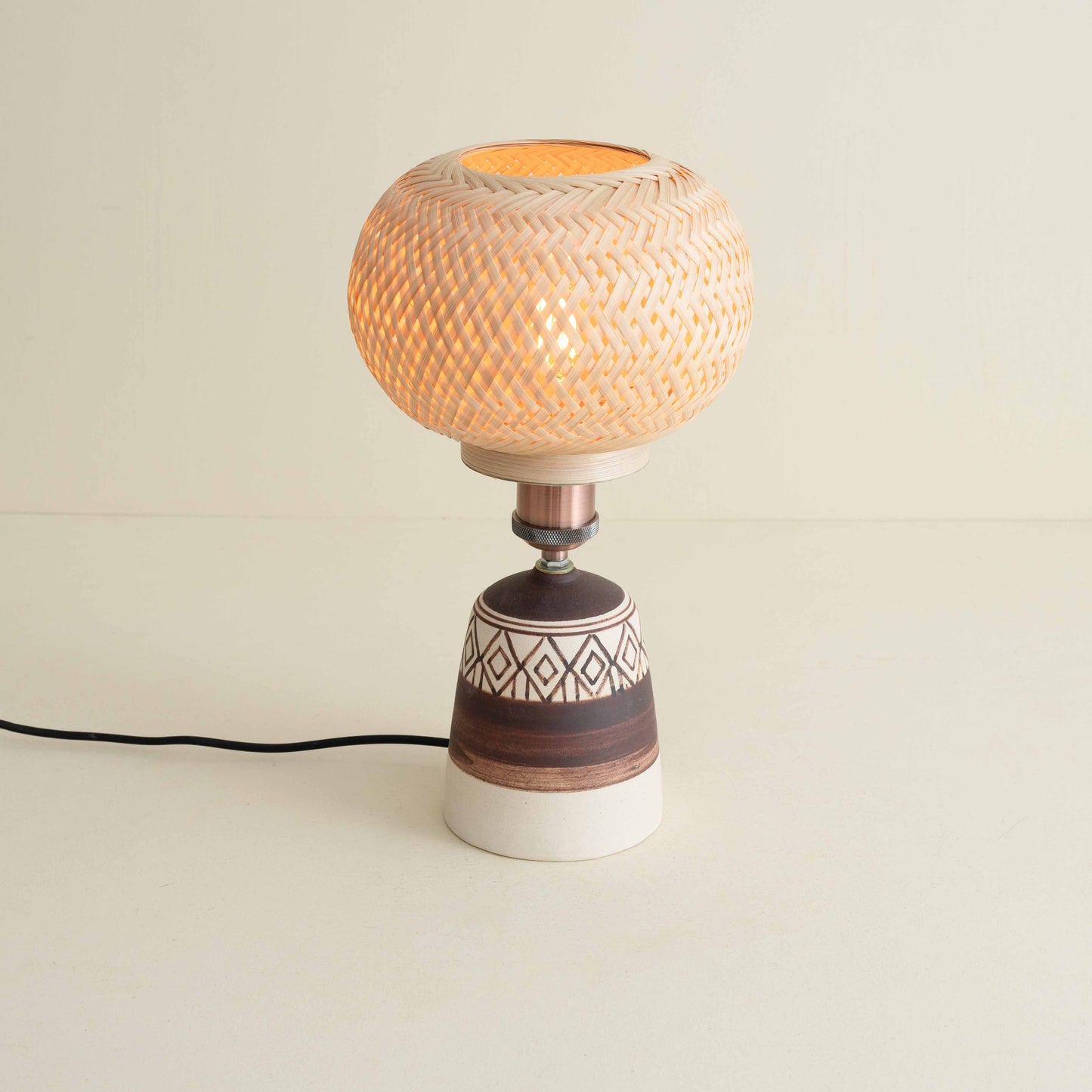 Chitra Table Lamp (Brown)