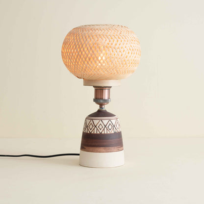 Chitra Table Lamp (Brown)