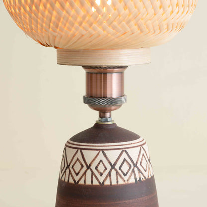 Chitra Table Lamp (Brown)