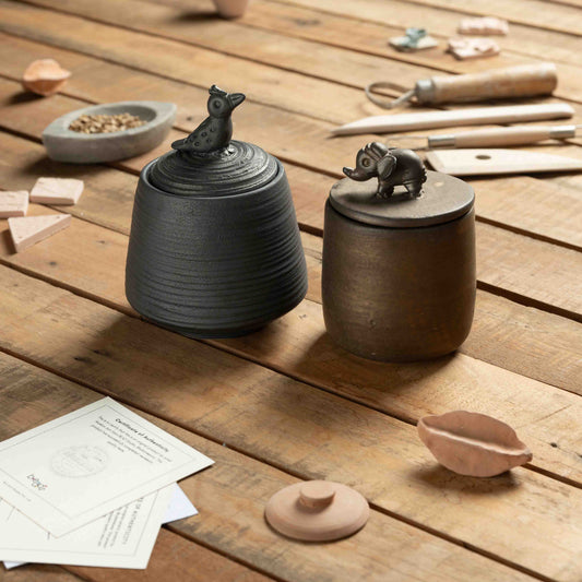 Sauce Jar Set | Handcrafted Ceramic Kitchen Storage