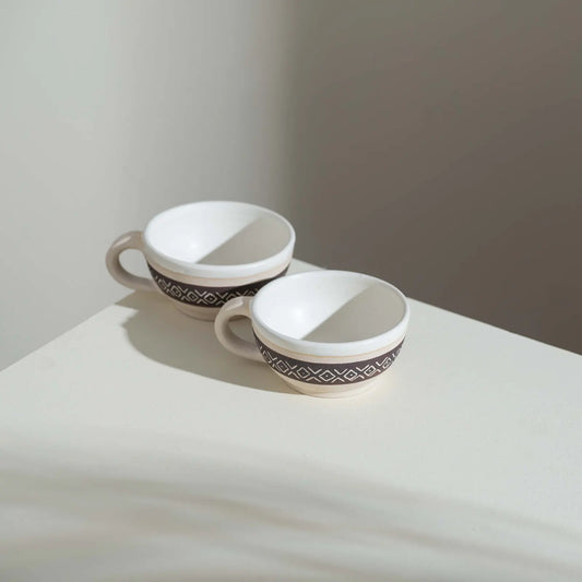 Tāṝa Cappuccino Cups (Set of 2)
