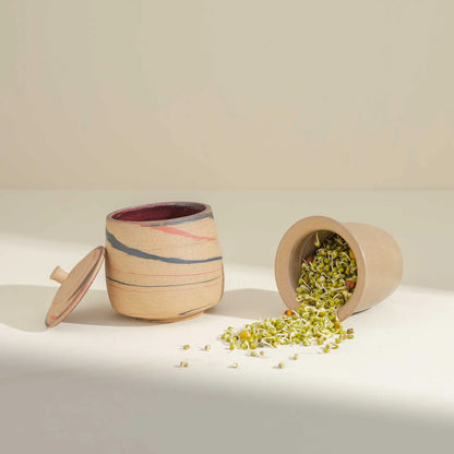 Ankur Marbled Sprout Jar