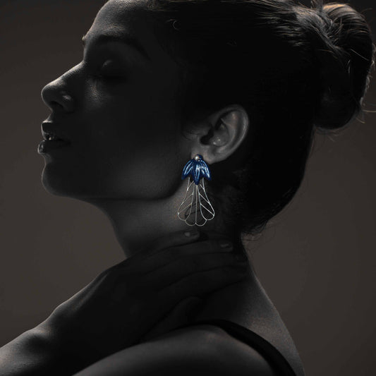 Aparajita Blossom Silver Filigree Earrings (Set Of 2)