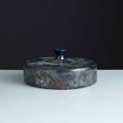 Ember Cobalt Disk Vase