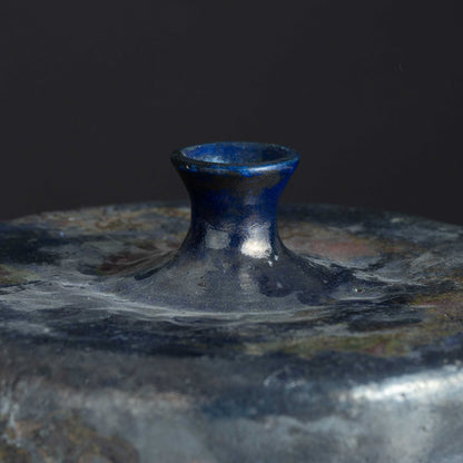 Ember Cobalt Disk Vase