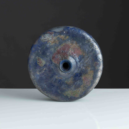 Ember Cobalt Disk Vase