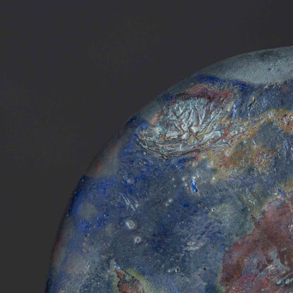 Ember Cobalt Disk Vase