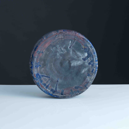 Ember Cobalt Disk Vase