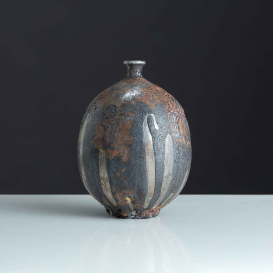 Ember Onyx Bud Vase