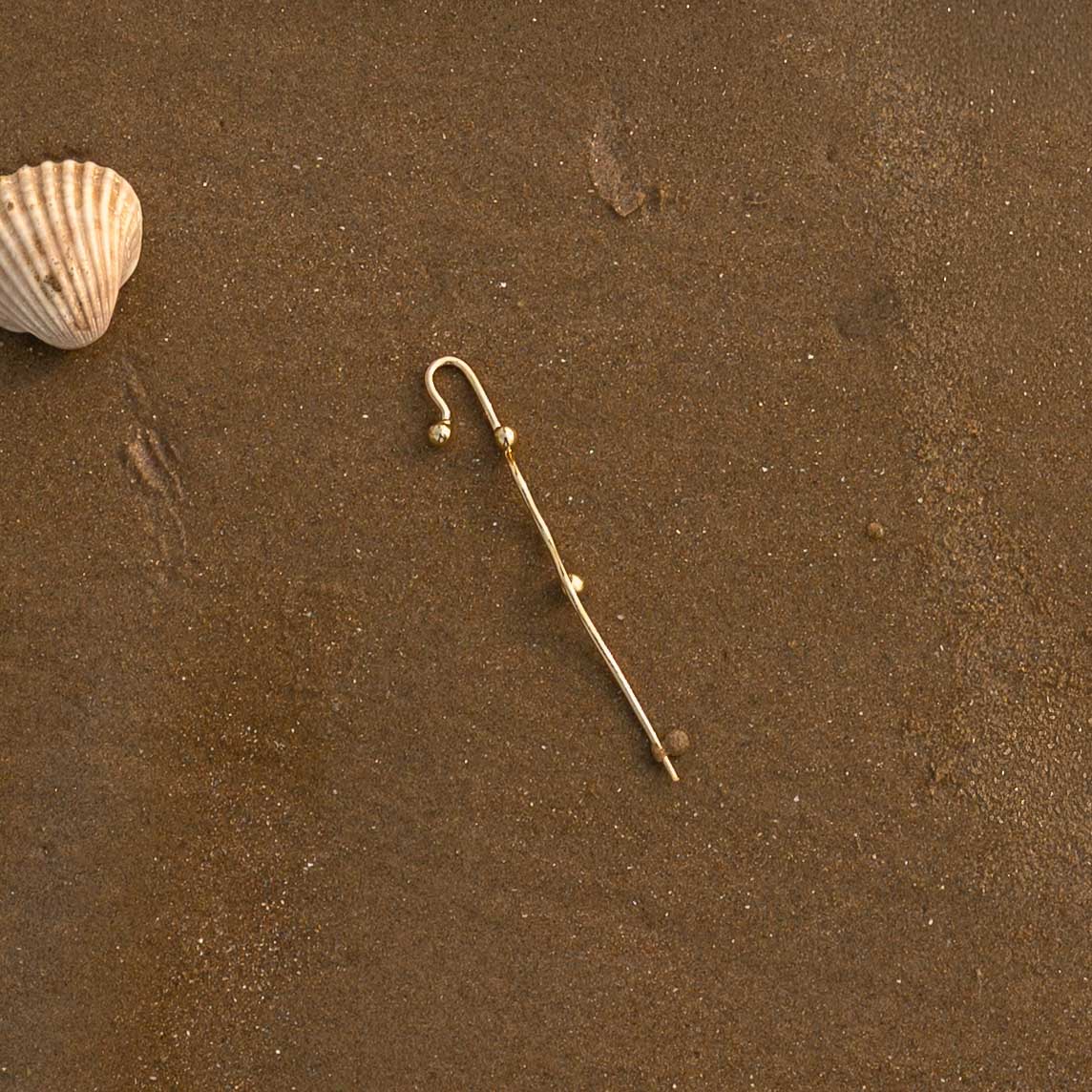 Kallola Brass Ear Cuff