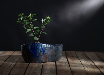 Ember Sapphire Wave Planter