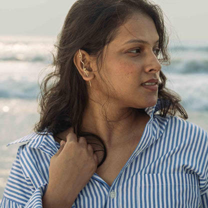 Kallola Brass Ear Cuff